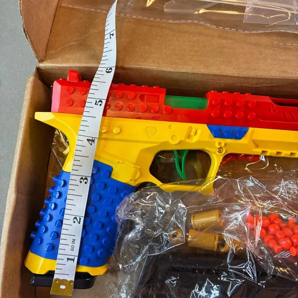 Block Glock Toy Brick Building Kit Pistol DIY Construction Set w/ Targets  Adult